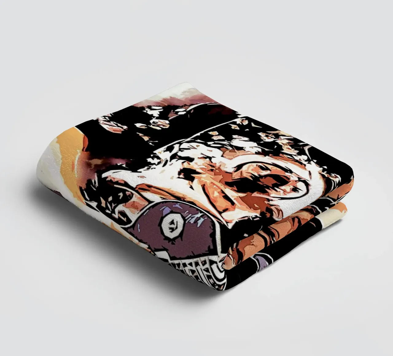 Art of Ellie Goulding towel by neonartroom