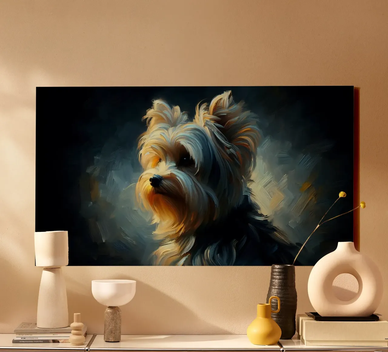 Yorkshire Terrier - Animal picture canvas by hunde-katzen-tiere