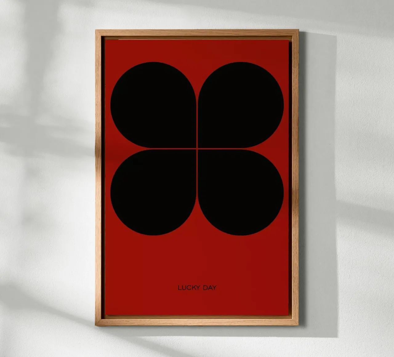 The Lucky Day Poster lienzo de And I Love You She Said