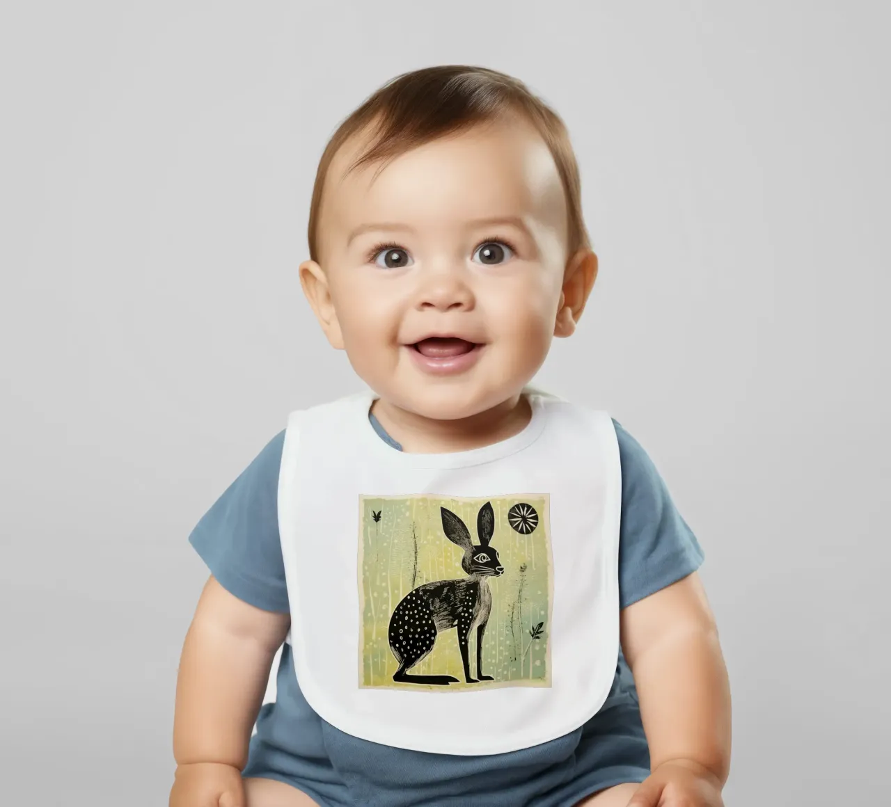 Jerboa verde bavaglino da Minimal Animal Art