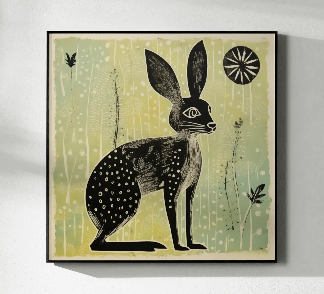 Jerboa verde plexiglass da Minimal Animal Art