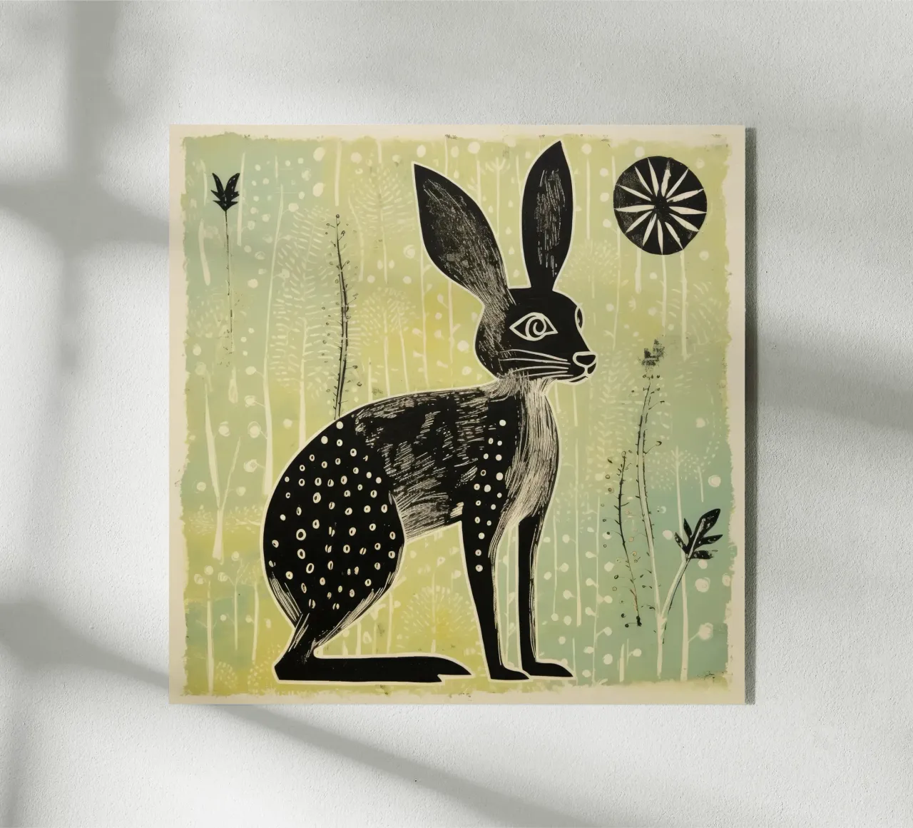 Jerboa verde 1 plexiglass da Minimal Animal Art