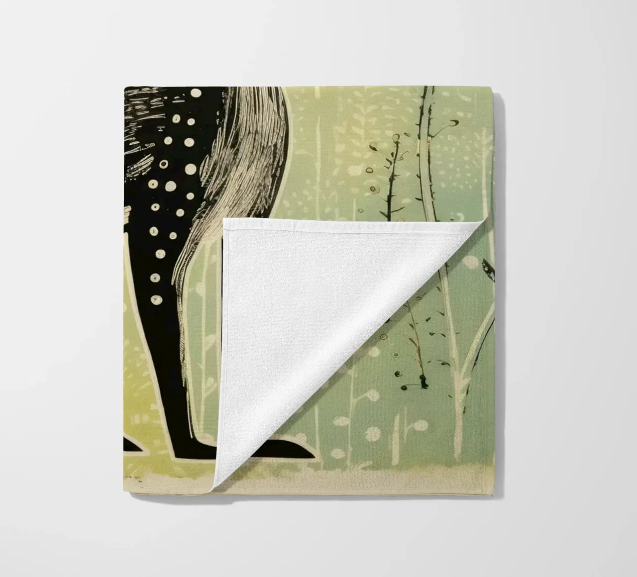 Jerboa verde 1 telo mare da Minimal Animal Art