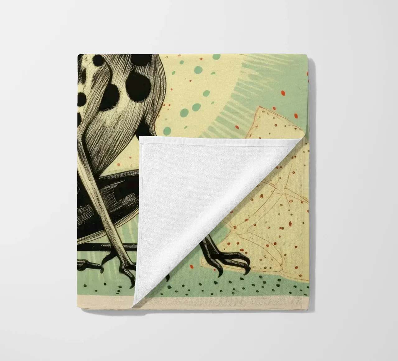 Jerboa verde 2 telo mare da Minimal Animal Art