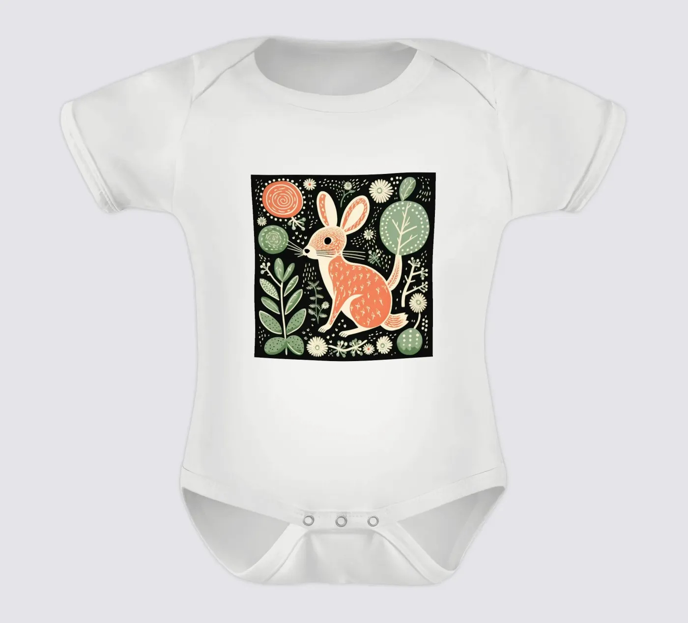 Jerboa vert body bébé de Minimal Animal Art