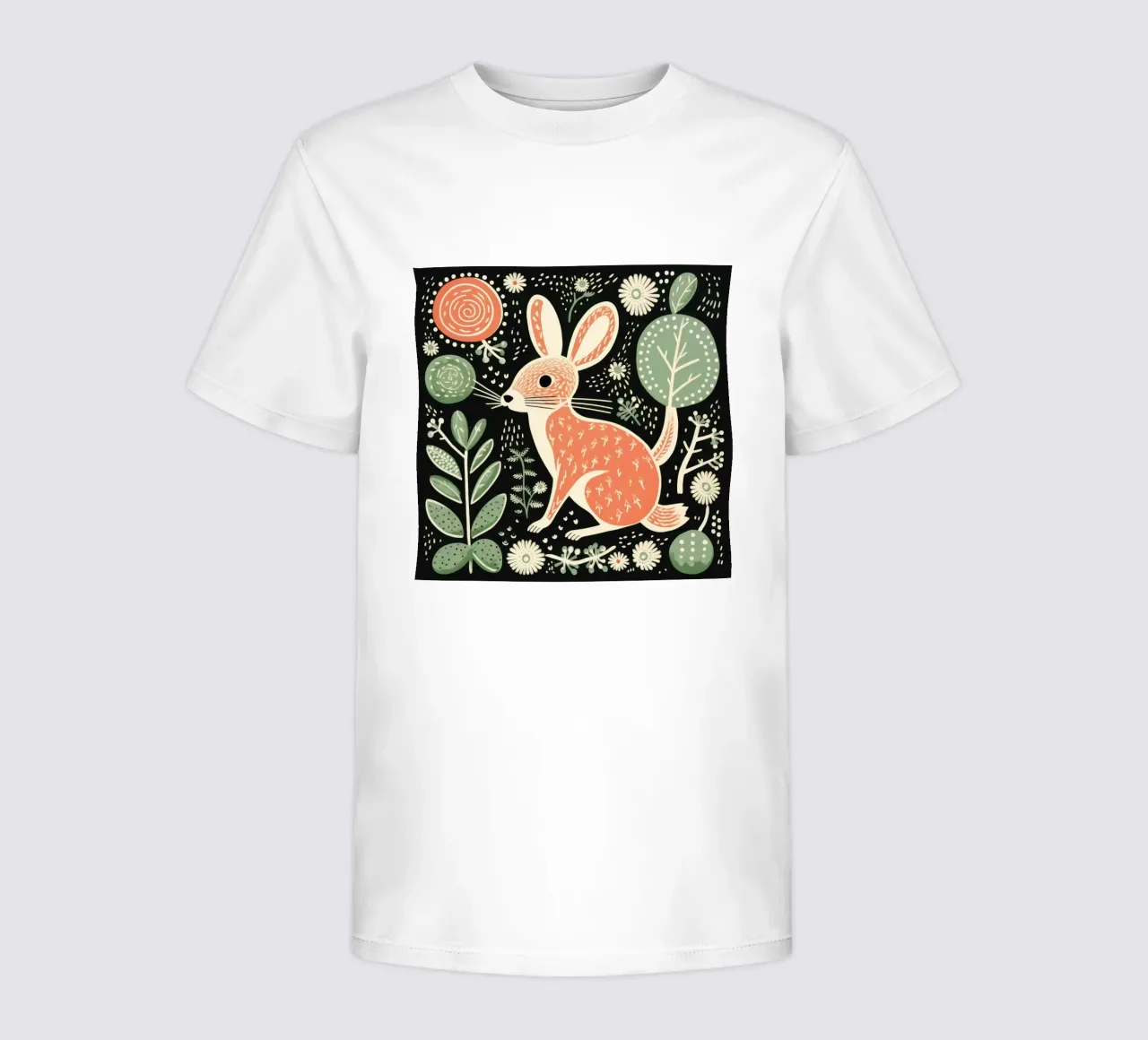 Jerboa verde t-shirt bambini da Minimal Animal Art