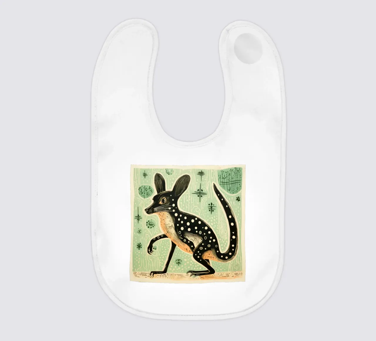 Jerboa verde 4 bavaglino da Minimal Animal Art