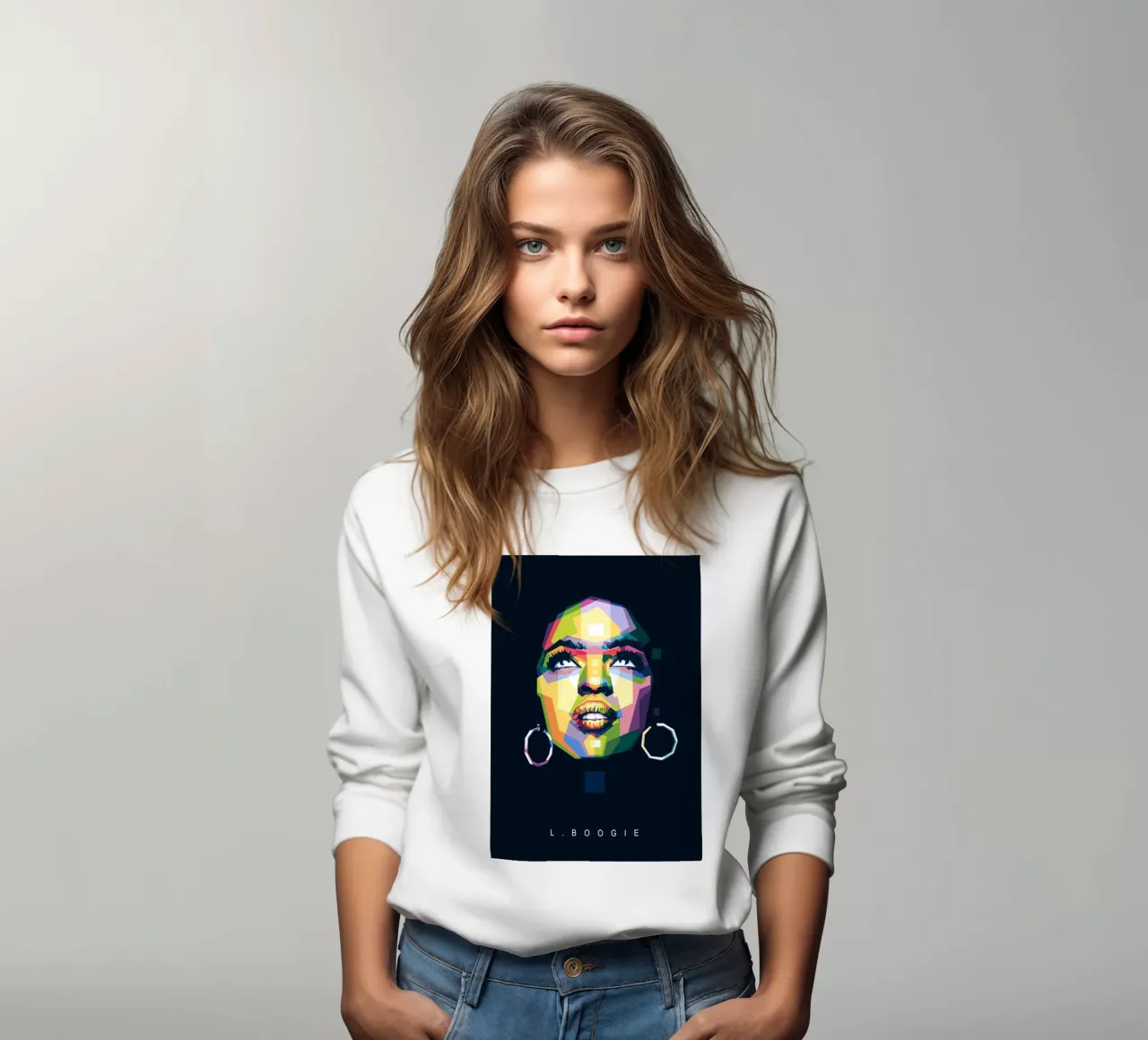 L BOOGIE sweatshirt by Alkahfsmart