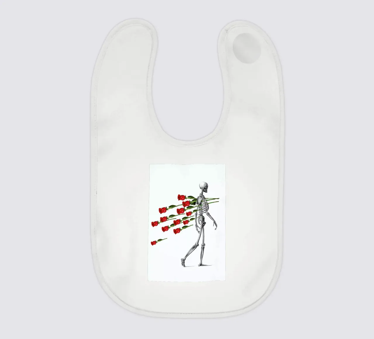 Skeleton & Roses bavaglino da Rococco LA