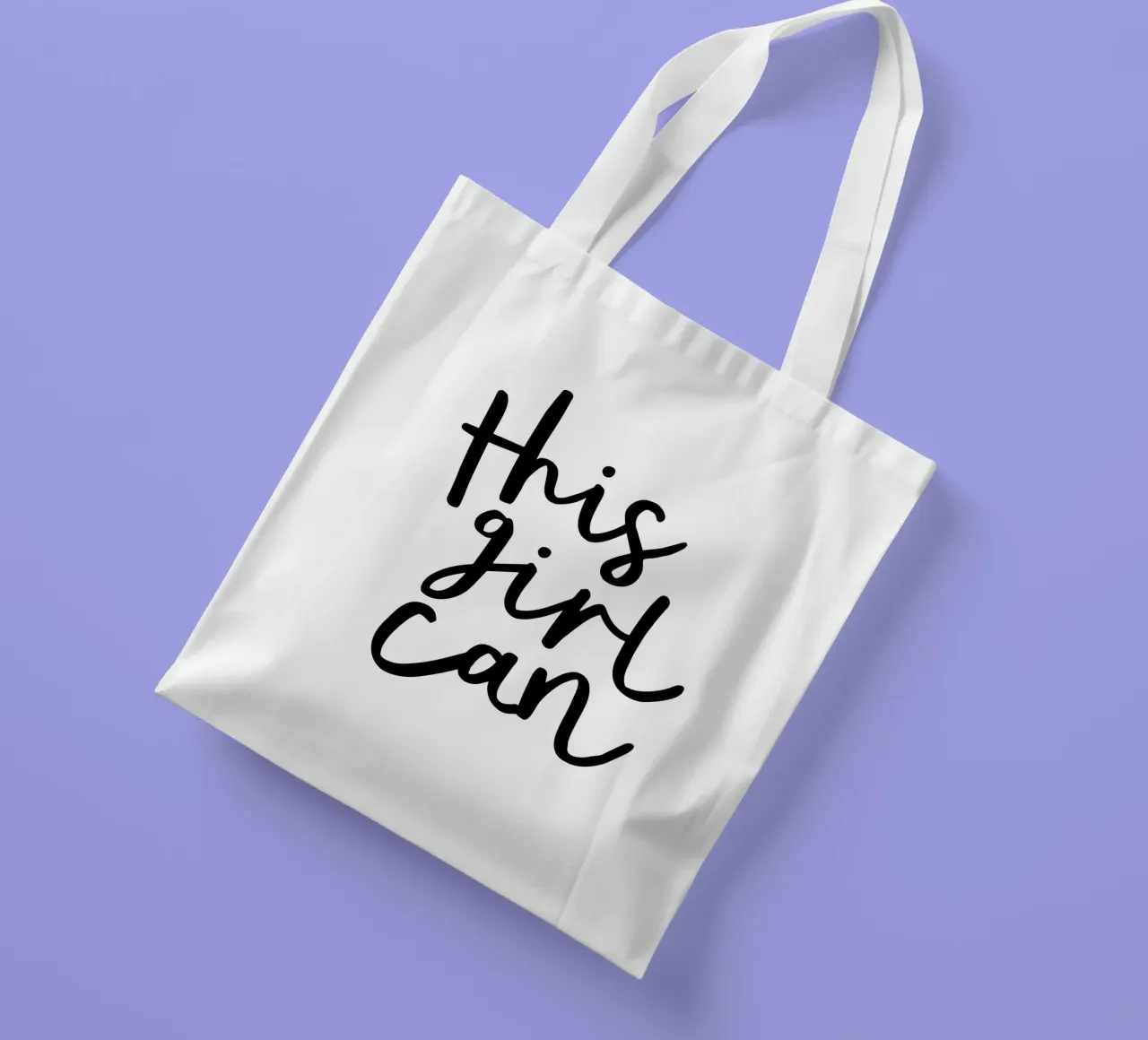 Questa ragazza può borsa in juta da THE MOTIVATED TYPE