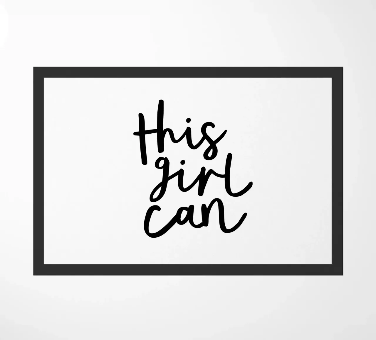 Questa ragazza può zerbino da THE MOTIVATED TYPE