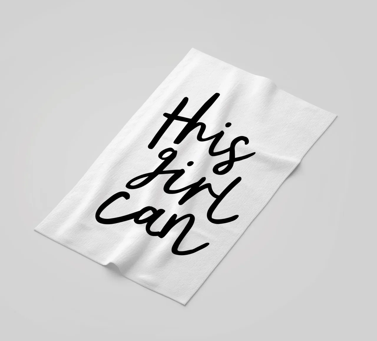 Questa ragazza può telo mare da THE MOTIVATED TYPE