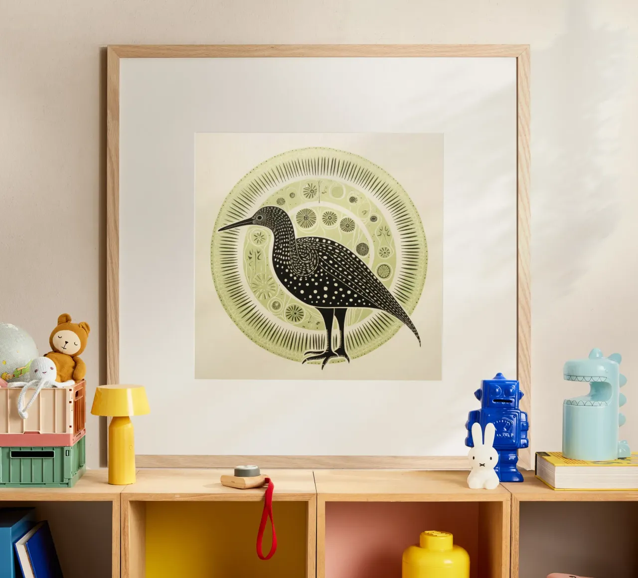 Green Kiwi 1 hahnemühle by Minimal Animal Art