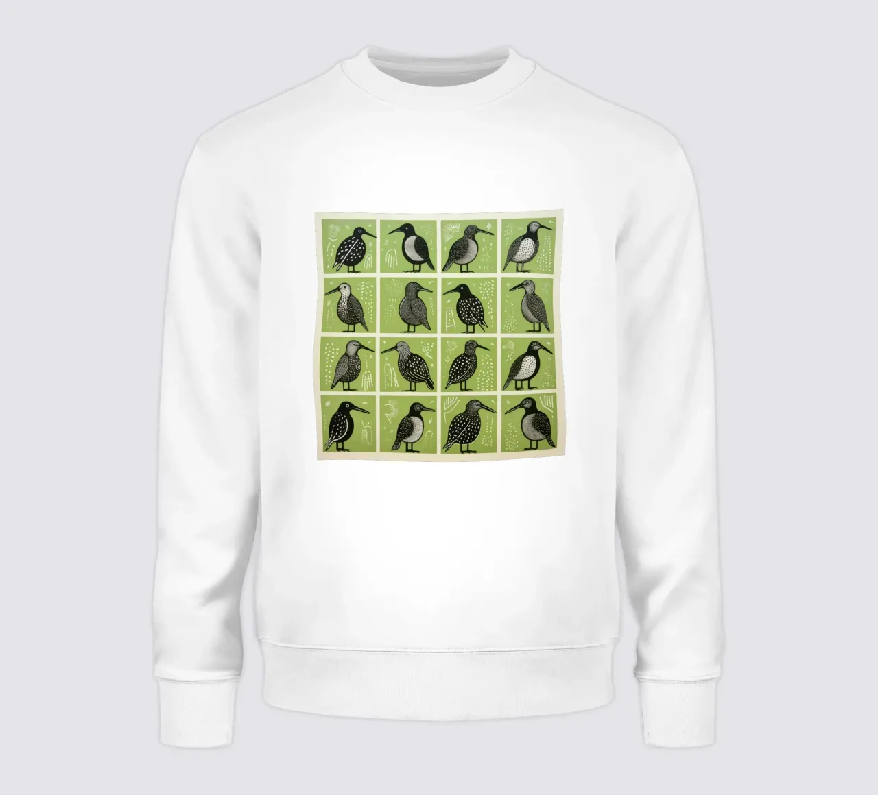Kiwi verdi felpa da Minimal Animal Art