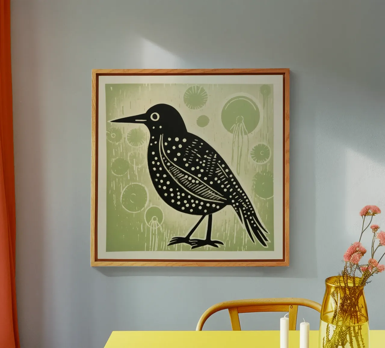 Kiwi verde plexiglass da Minimal Animal Art