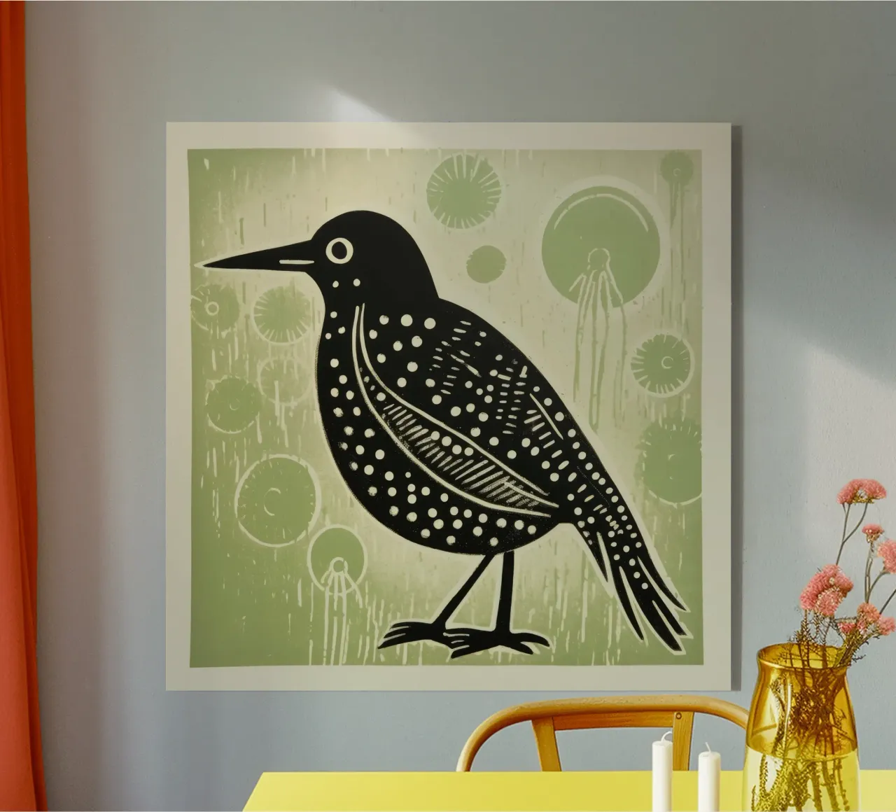 Kiwi verde plexiglass da Minimal Animal Art