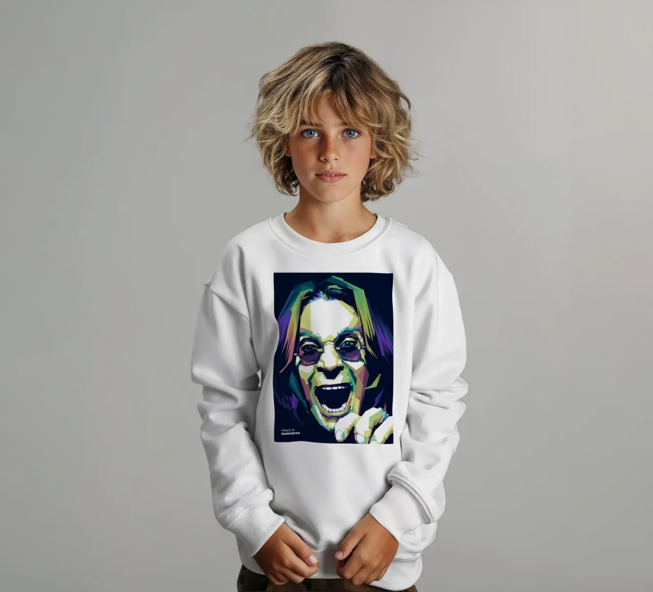 Il principe delle tenebre felpa bambino da Alkahfsmart