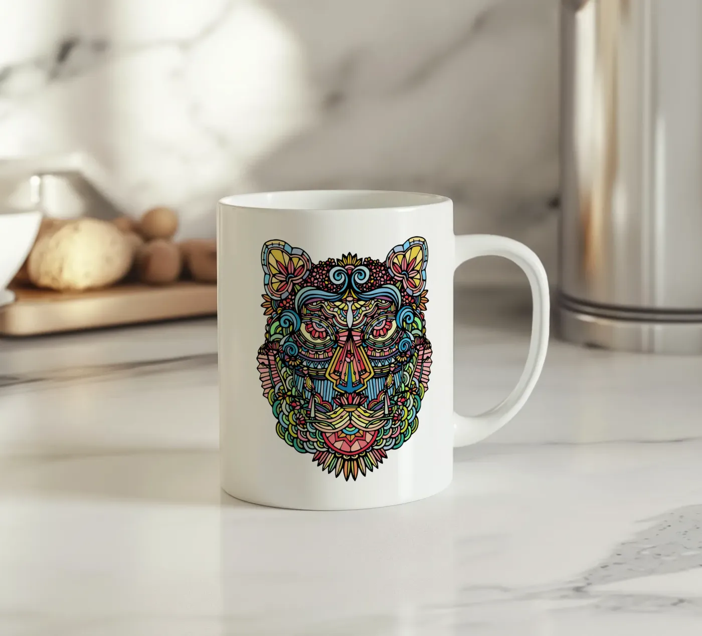 Animals ceramic mug by Ninhol