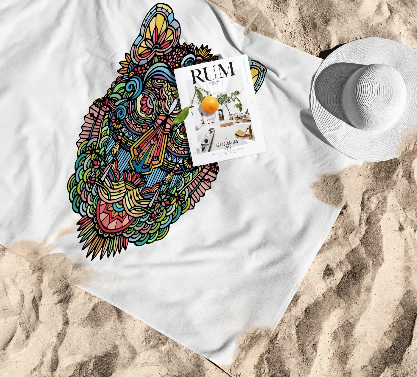 Animals strandhanddoek van Ninhol