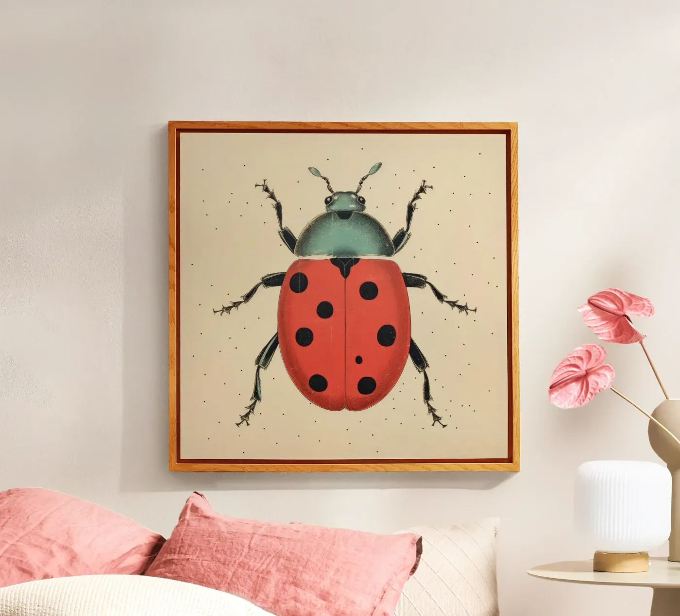 Coccinella verde plexiglass da Minimal Animal Art