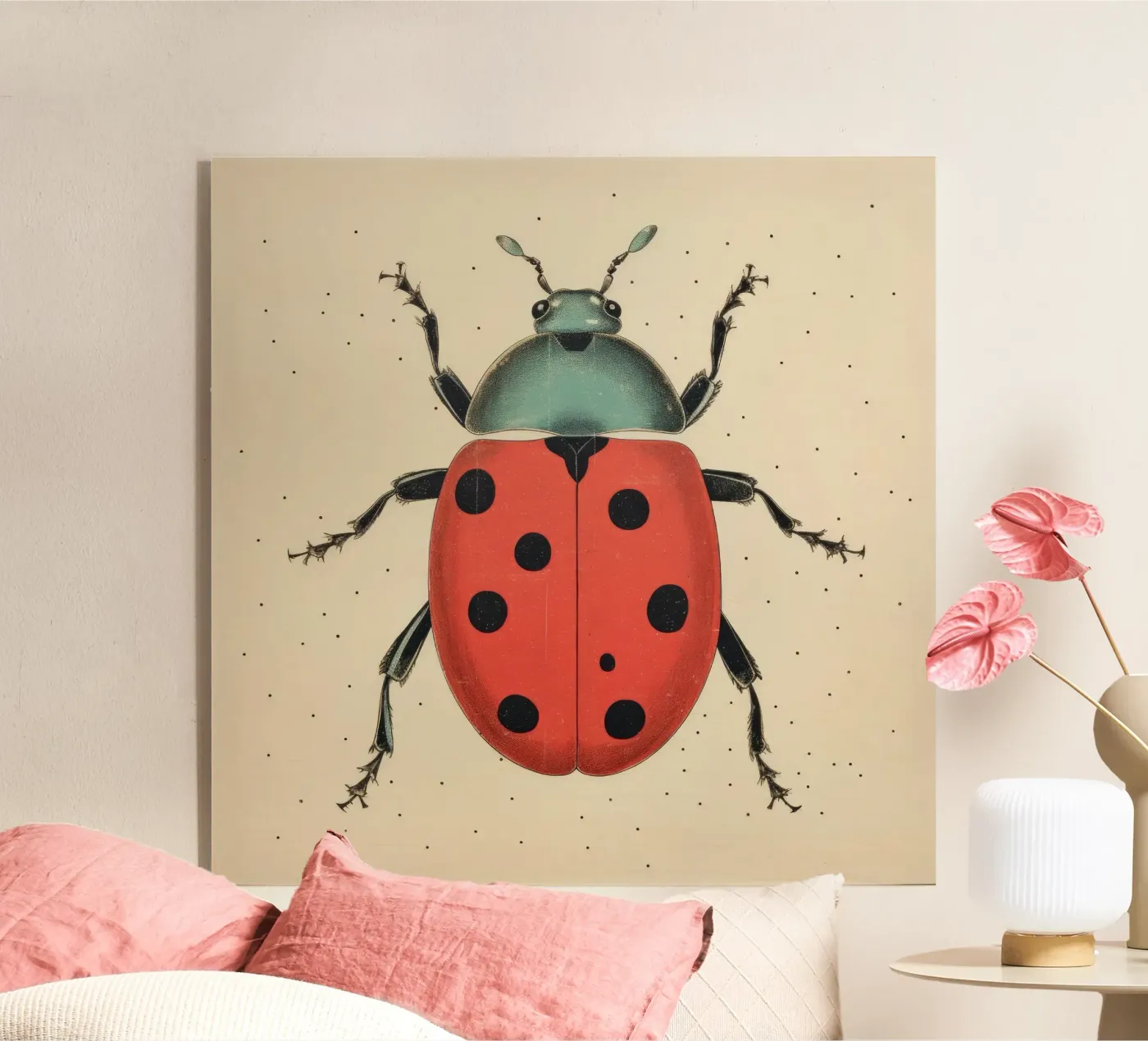 Coccinella verde plexiglass da Minimal Animal Art