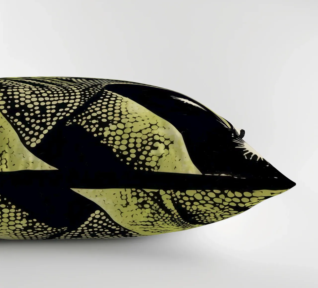 Drago di Komodo verde 2 cuscino da Minimal Animal Art