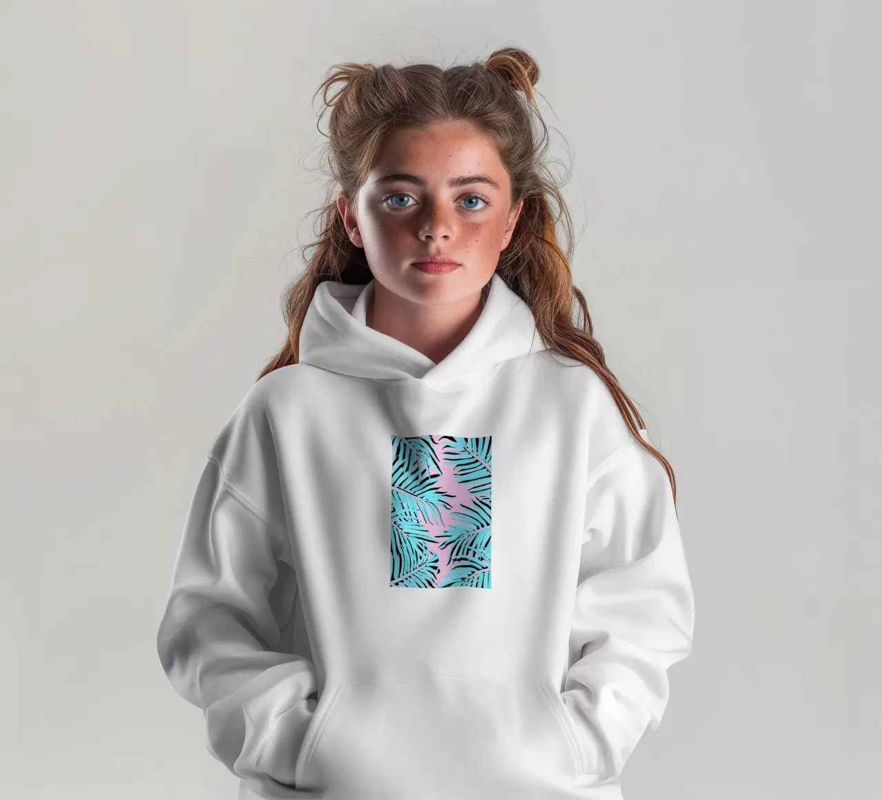 Palm Tree felpa bambino con cappuccio da Hanna Kastl-Lungberg