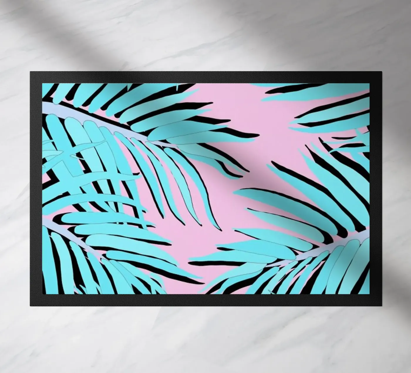 Palm Tree doormat by Hanna Kastl-Lungberg