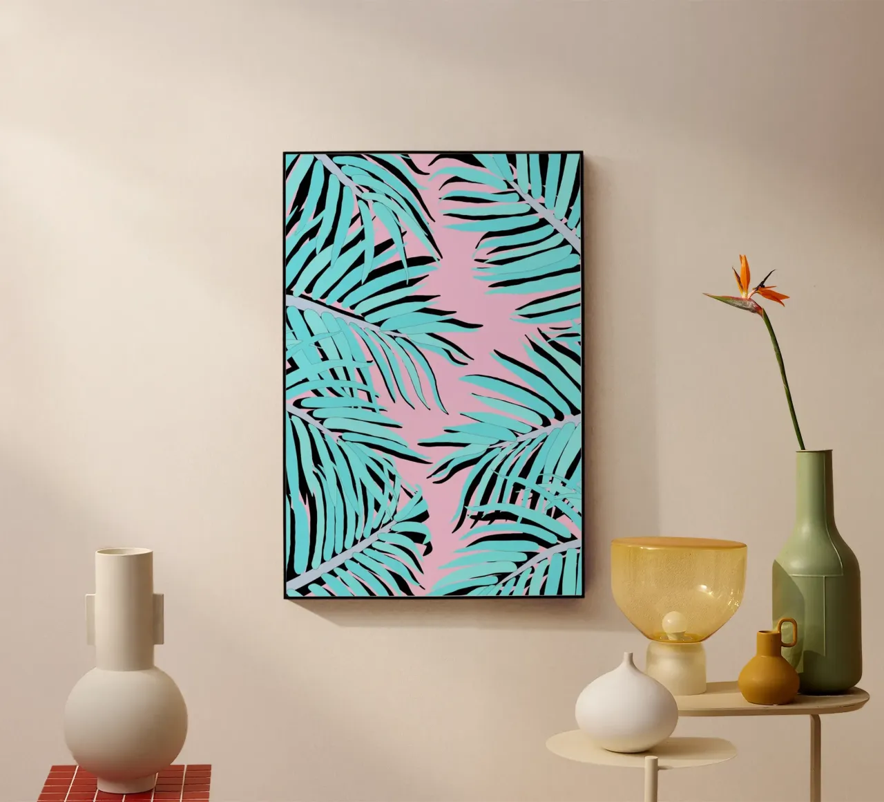 Palm Tree plexiglass da Hanna Kastl-Lungberg