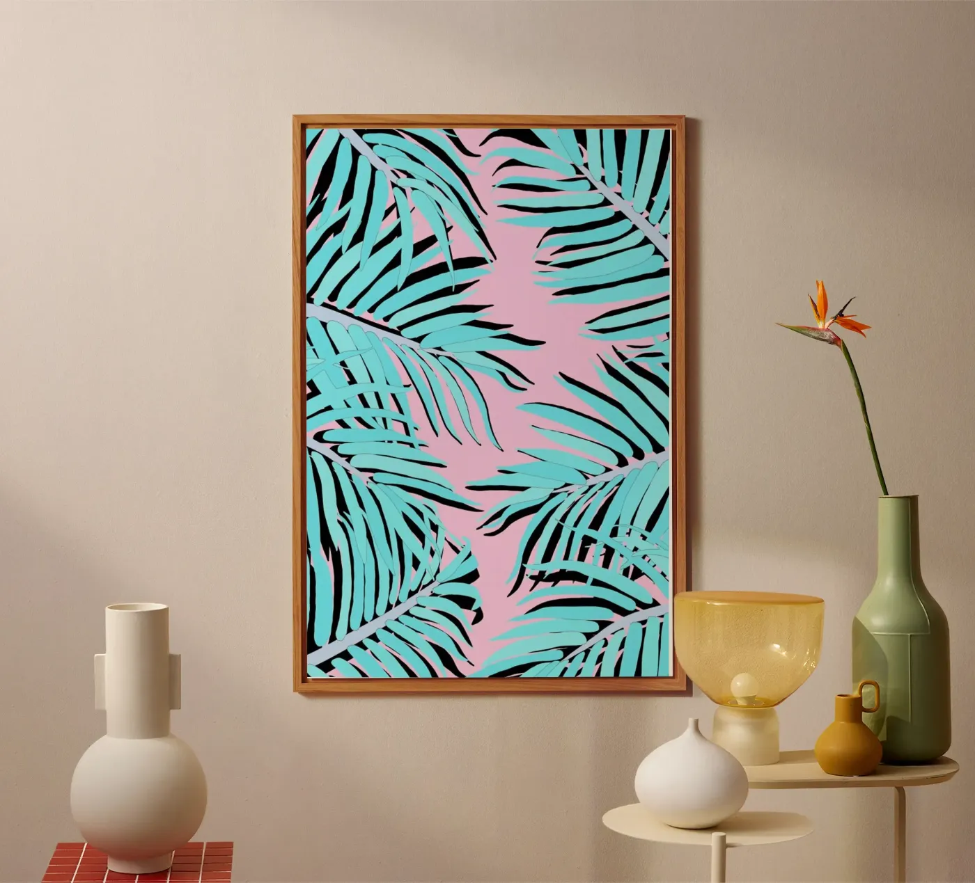 Palm Tree alluminio dibond da Hanna Kastl-Lungberg