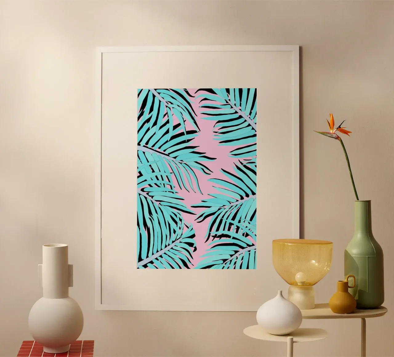 Palm Tree poster da Hanna Kastl-Lungberg