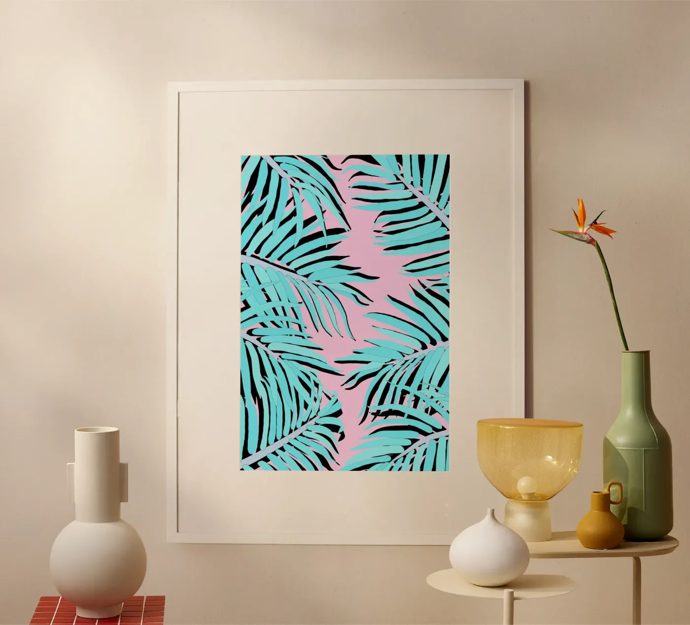 Palm Tree poster da Hanna Kastl-Lungberg