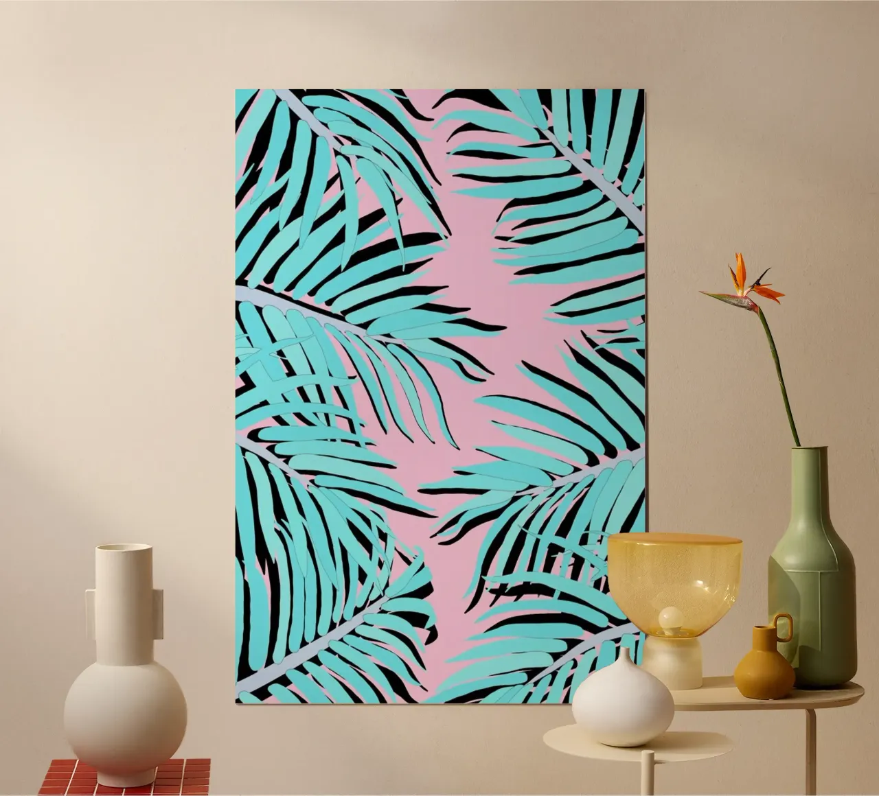 Palm Tree poster da Hanna Kastl-Lungberg