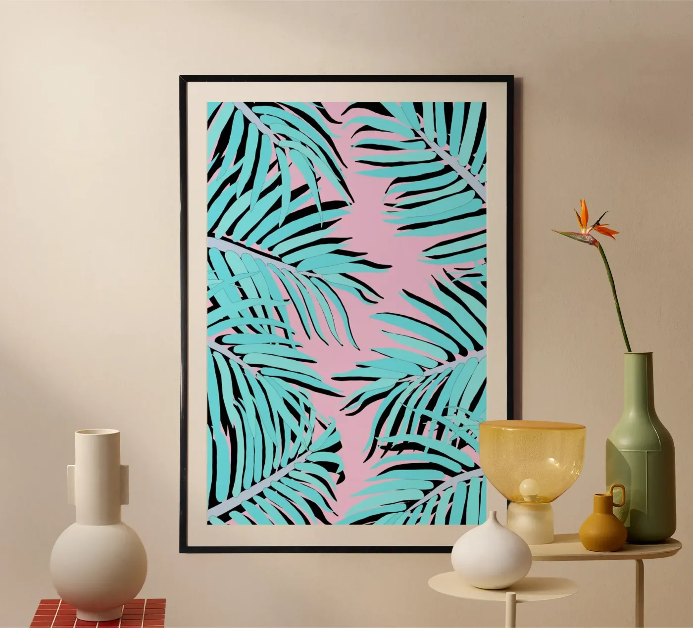 Palm Tree poster da Hanna Kastl-Lungberg