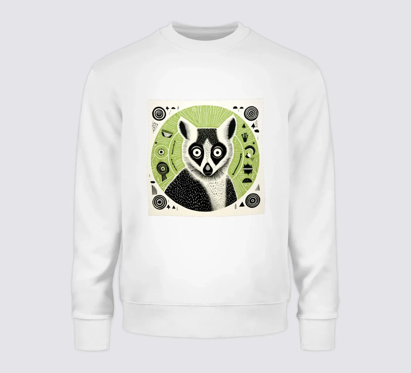 Lemure verde felpa da Minimal Animal Art