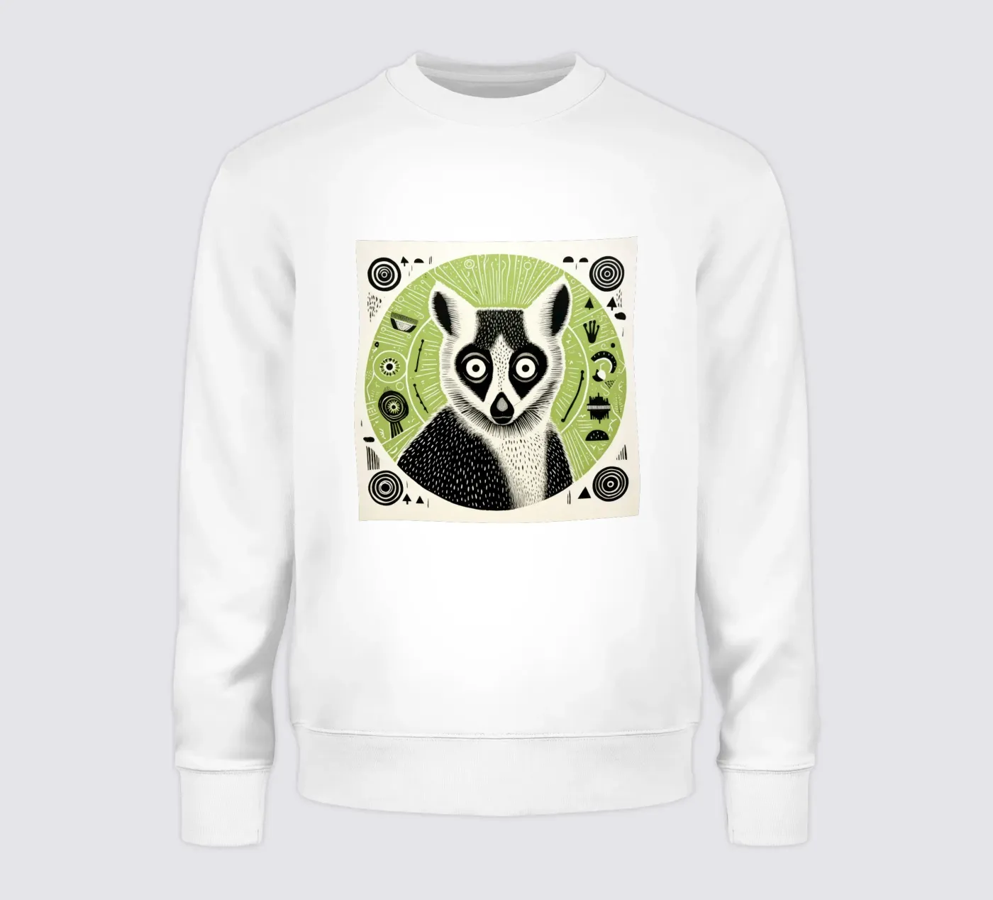 Lemure verde felpa da Minimal Animal Art