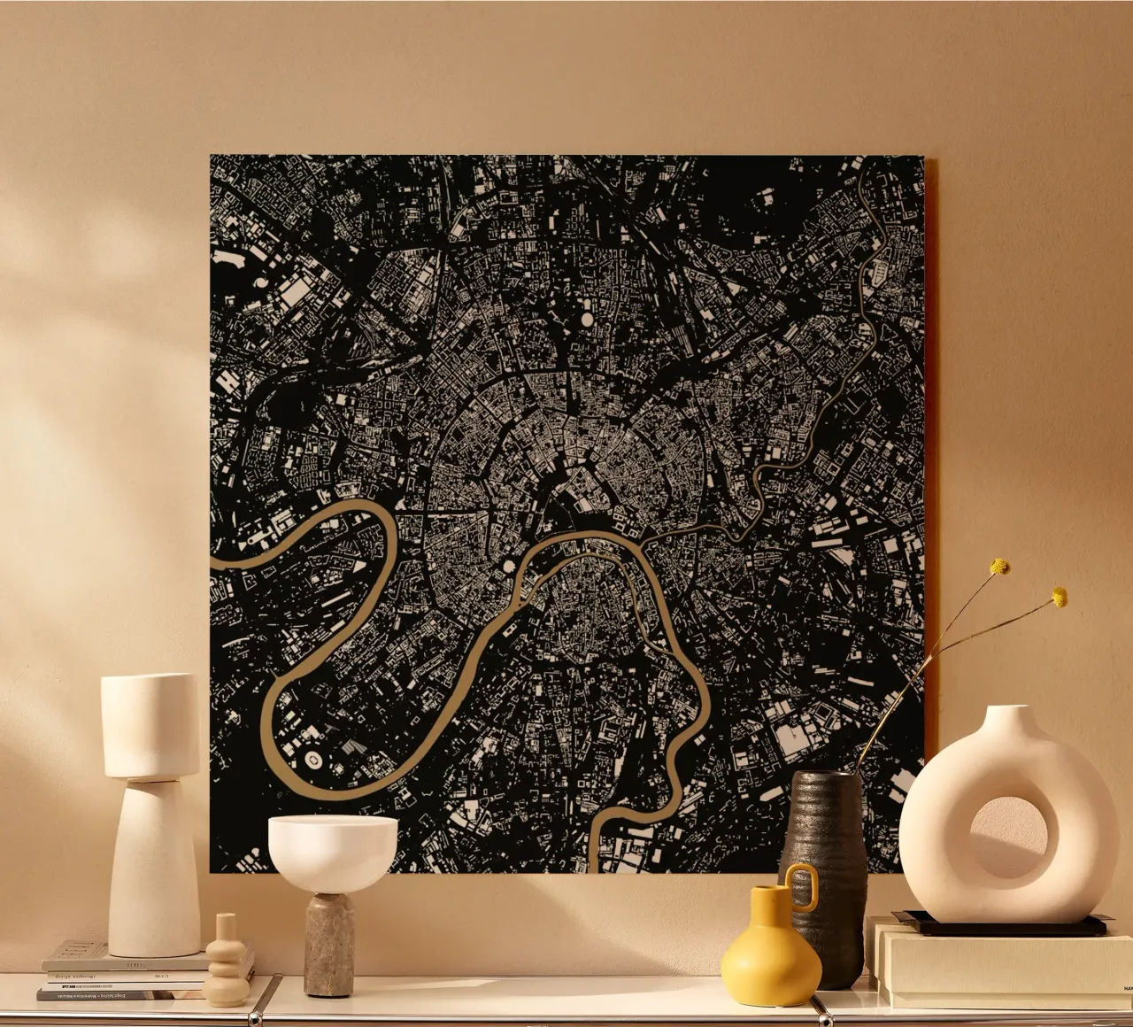 Moscow Brown plexiglass da Urban Maps