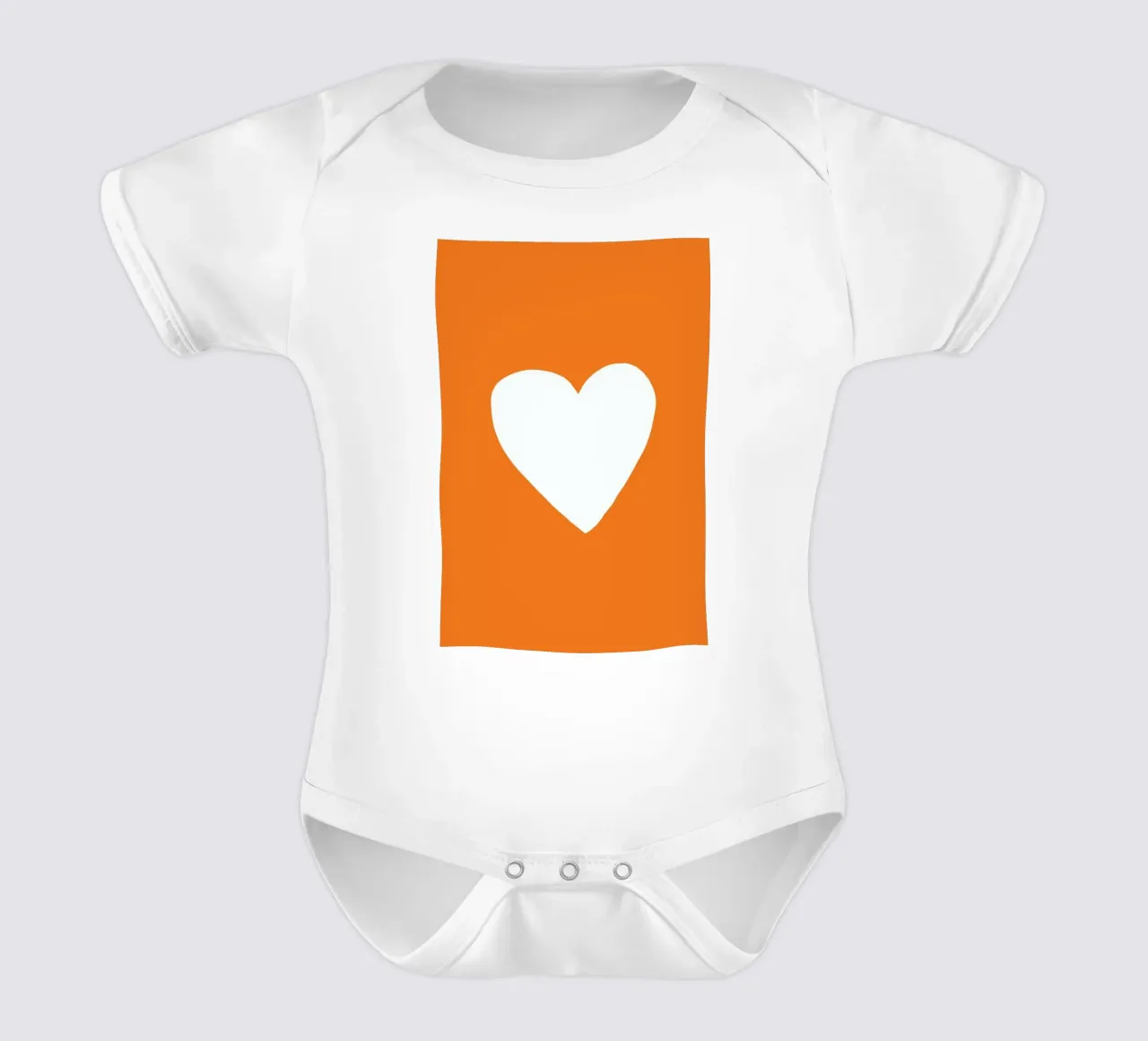 Autumn Heart body neonato maniche corte da Leah Flores