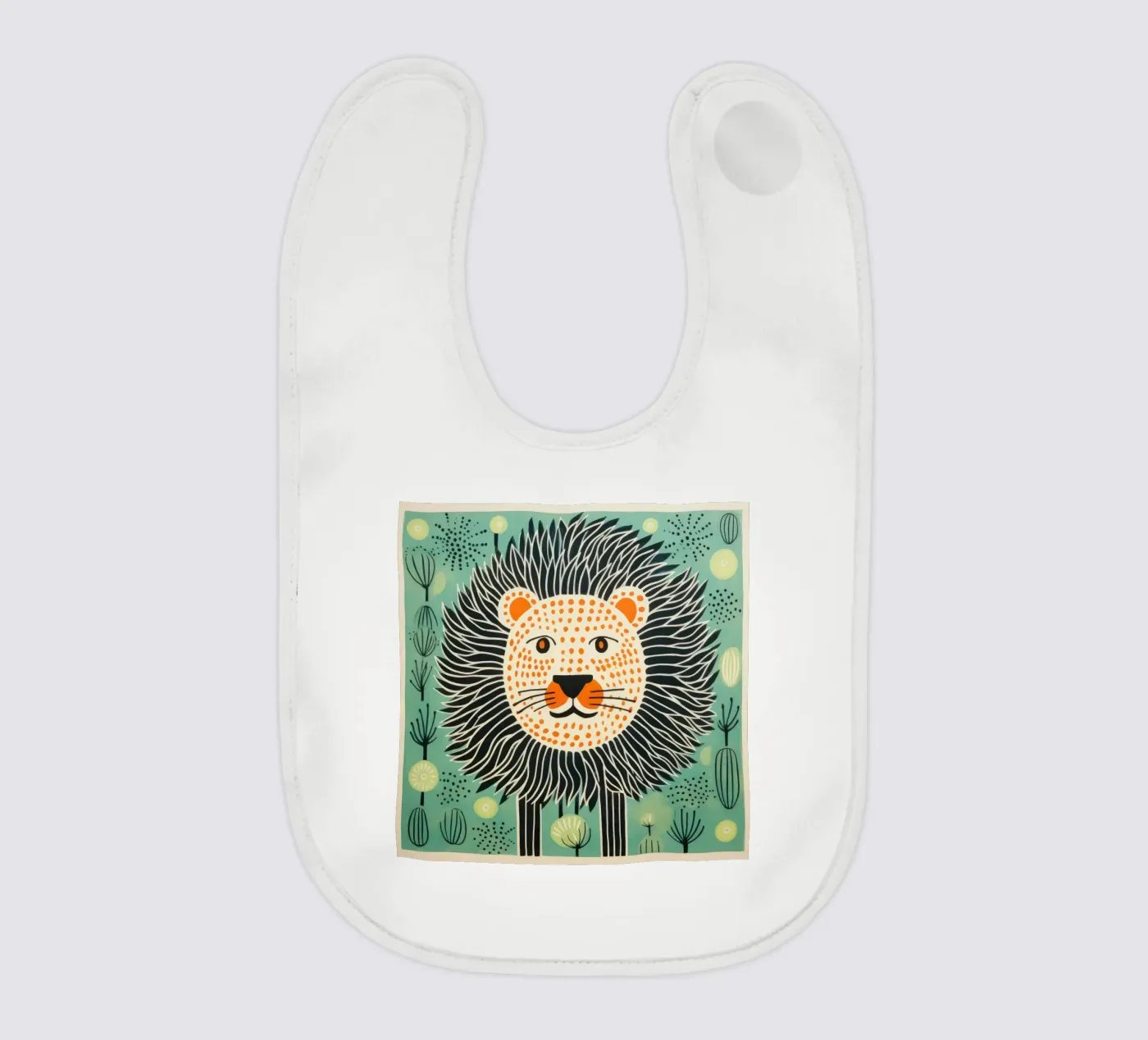 Leone Verde bavaglino da Minimal Animal Art