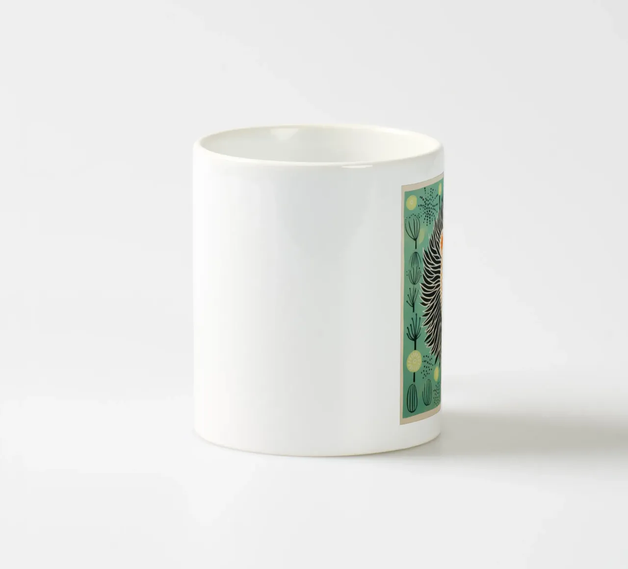 Leone Verde 1 tazza in ceramica da Minimal Animal Art