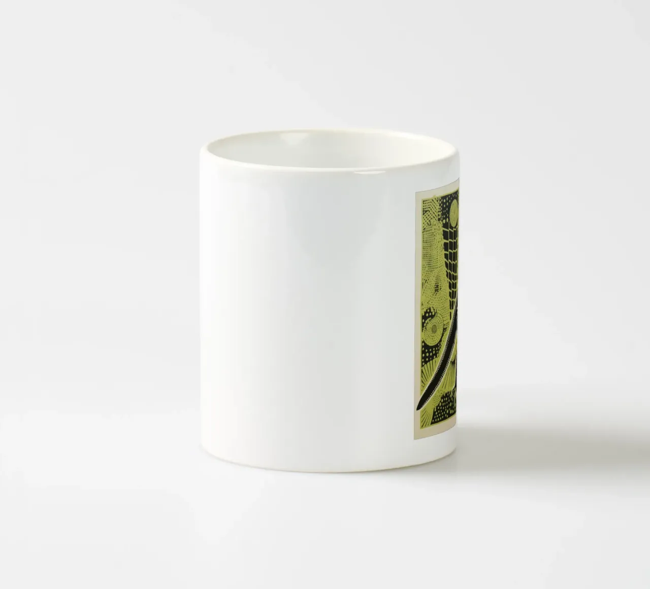 Lucertola verde 1 tazza in ceramica da Minimal Animal Art