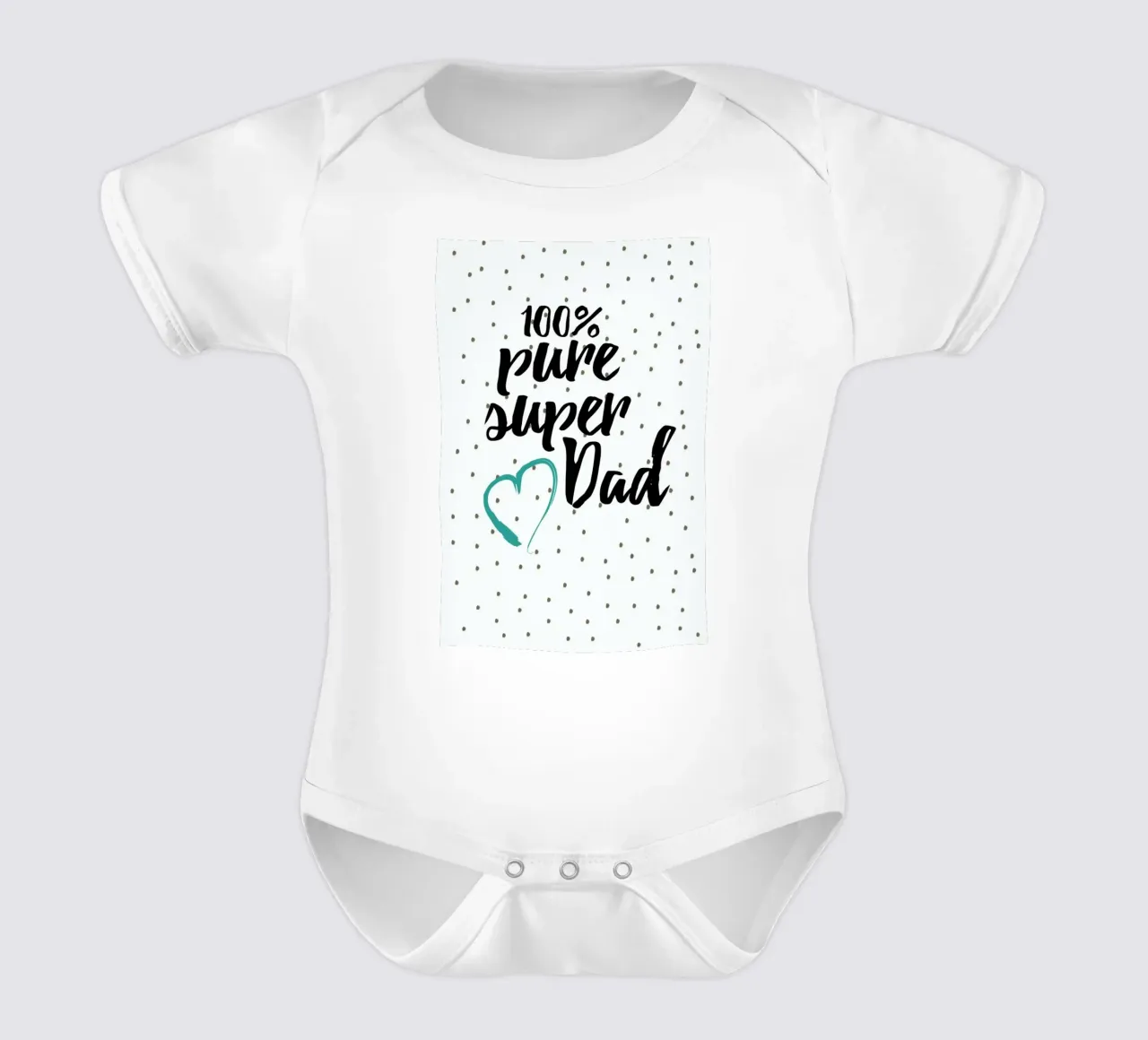 Super Dad body neonato maniche corte da Froilein Juno