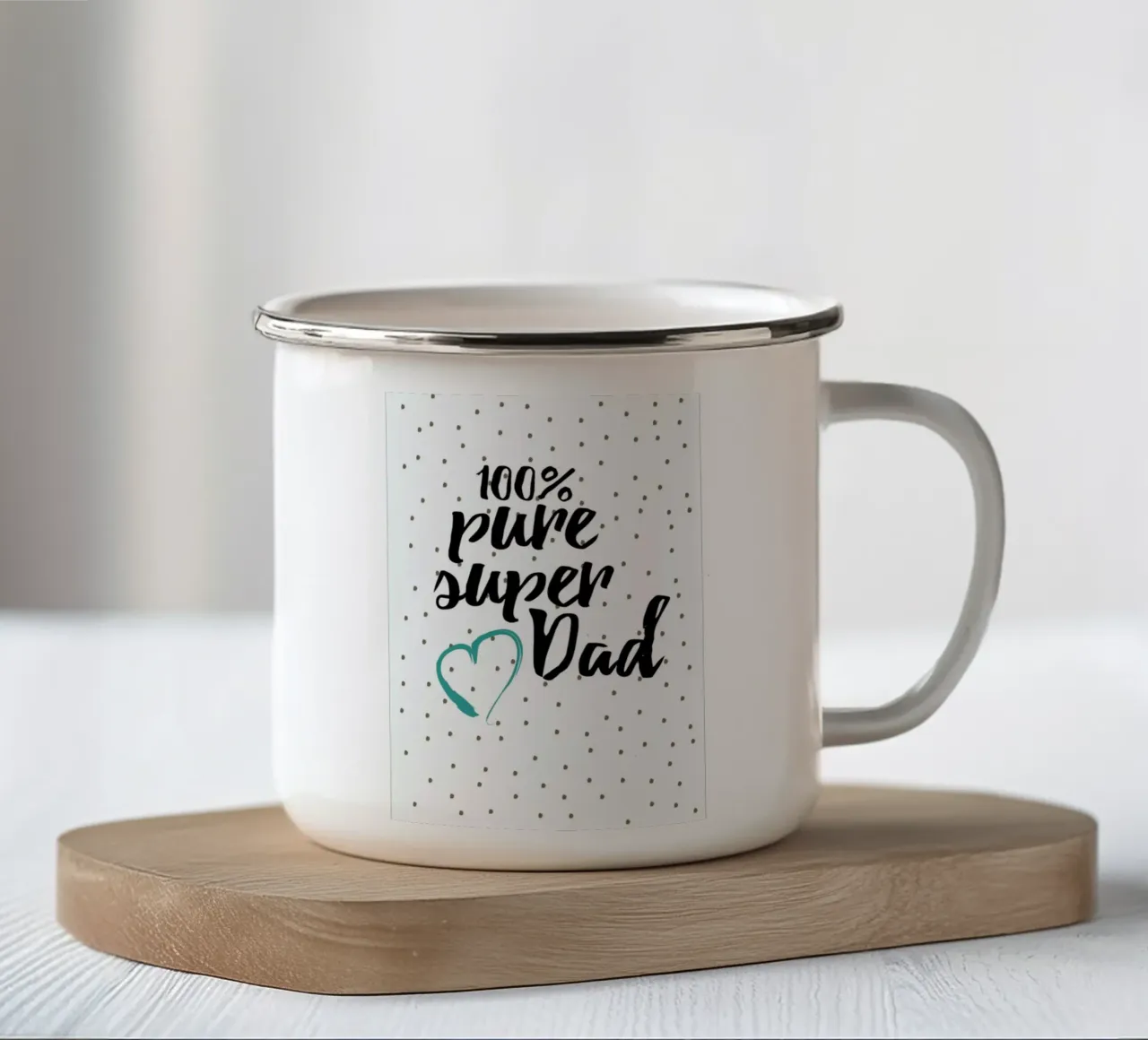 Super Dad tazza in smalto da Froilein Juno