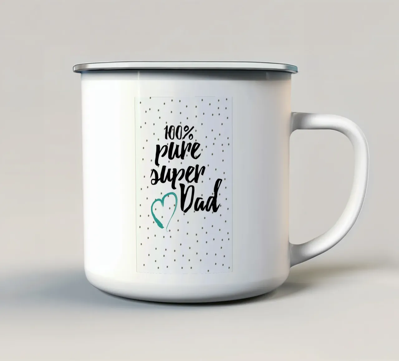 Super Dad tazza in smalto da Froilein Juno