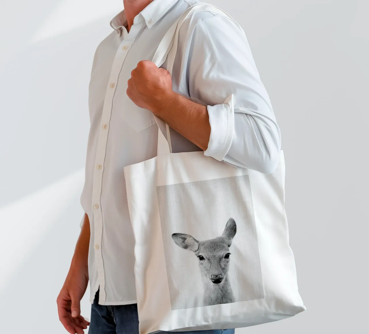 Print 90 borsa in juta da Lila x Lola