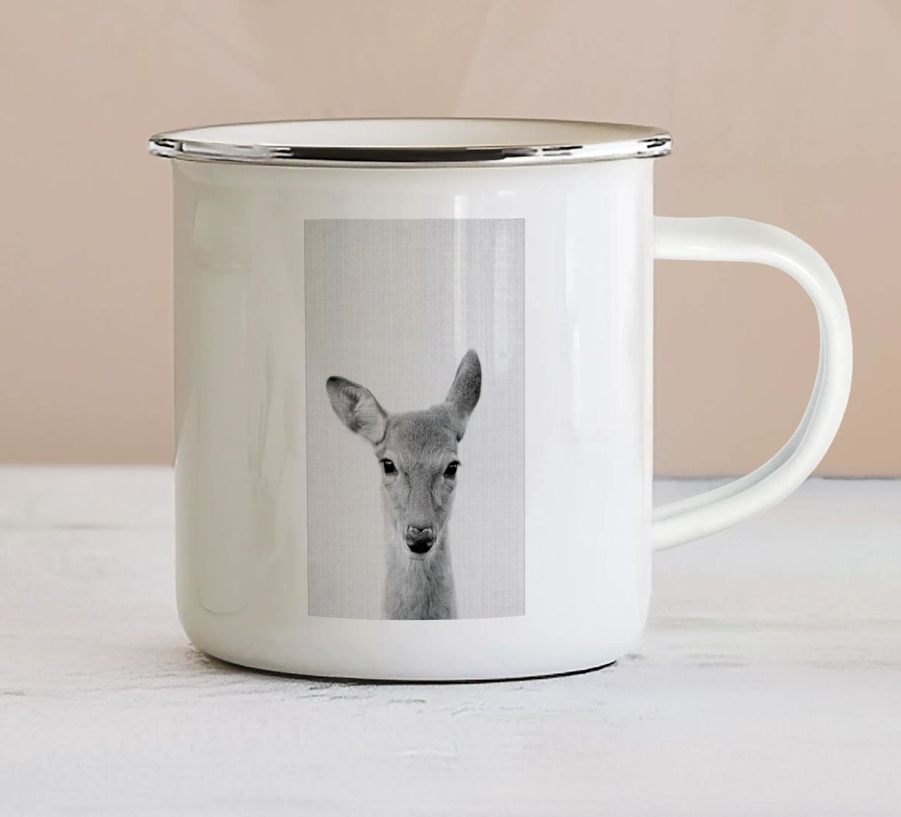 Print 90 tazza in smalto da Lila x Lola