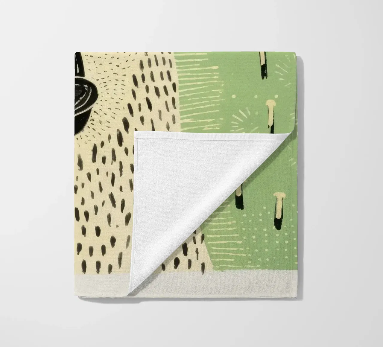 Lama verde 4 telo mare da Minimal Animal Art