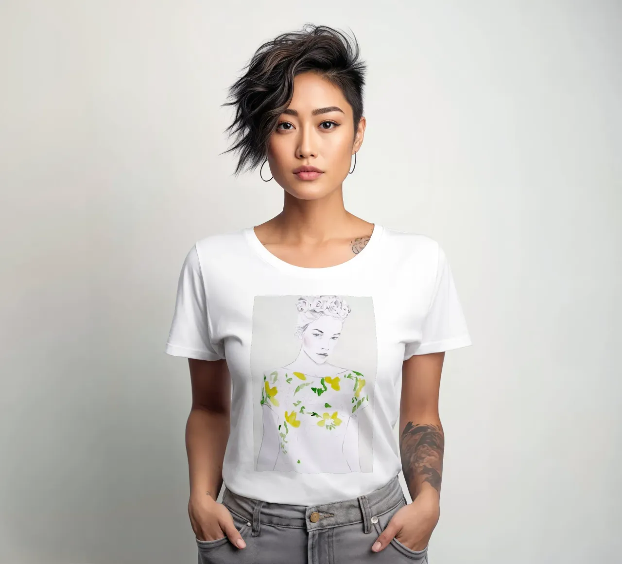 Pattern Study 1 t-shirt da donna da Jenny Liz Rome