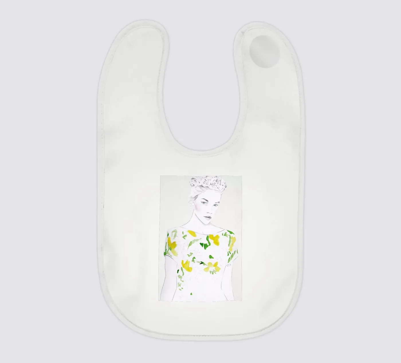 Pattern Study 1 baby slabbetje van Jenny Liz Rome
