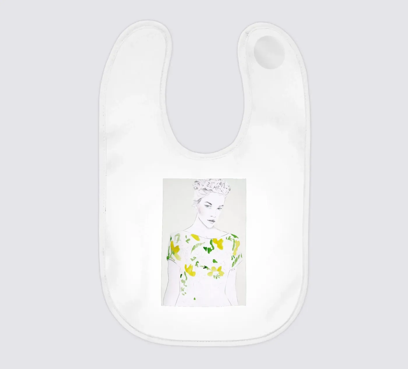 Pattern Study 1 baby slabbetje van Jenny Liz Rome